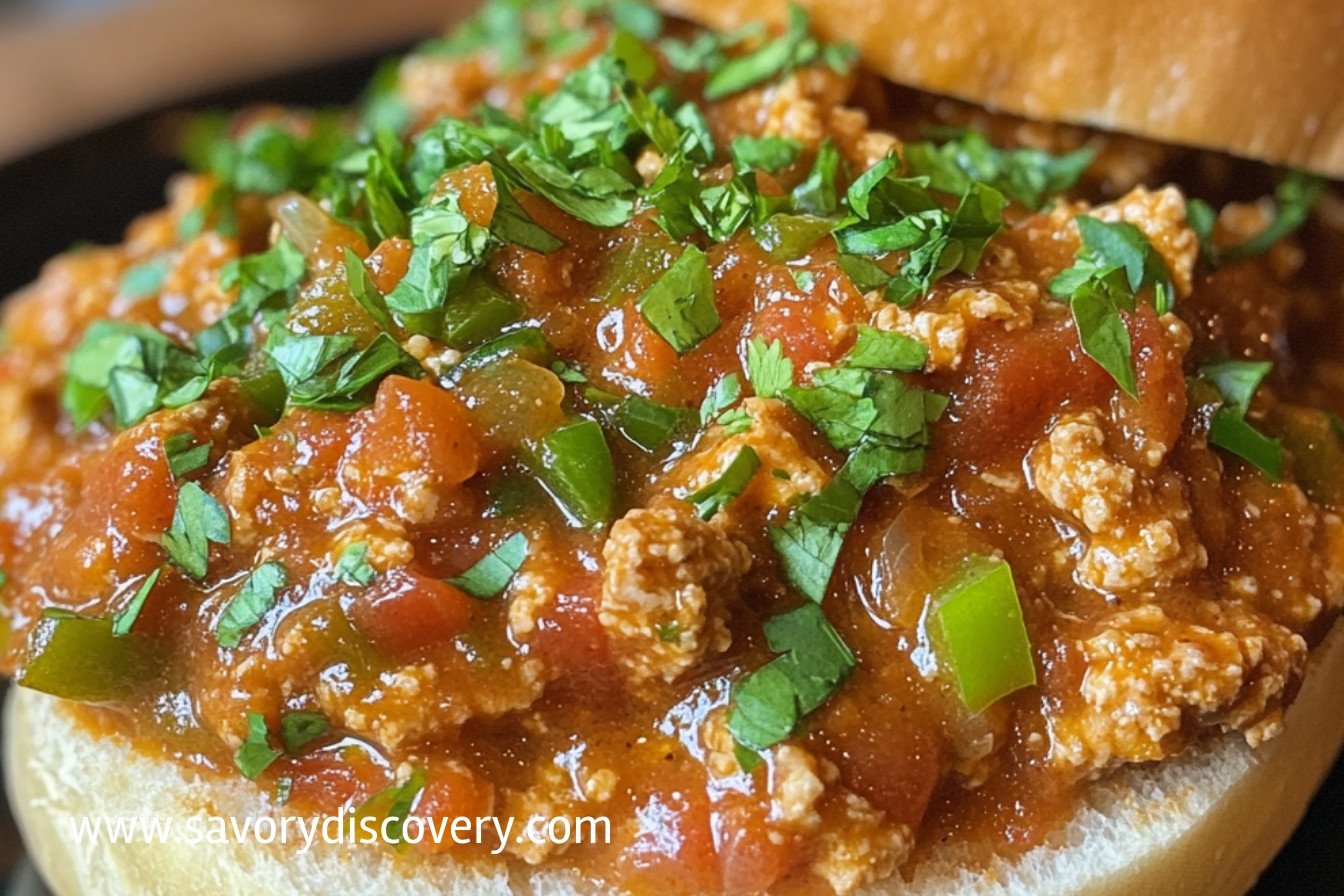 Chicken Gumbo Sloppy Joes