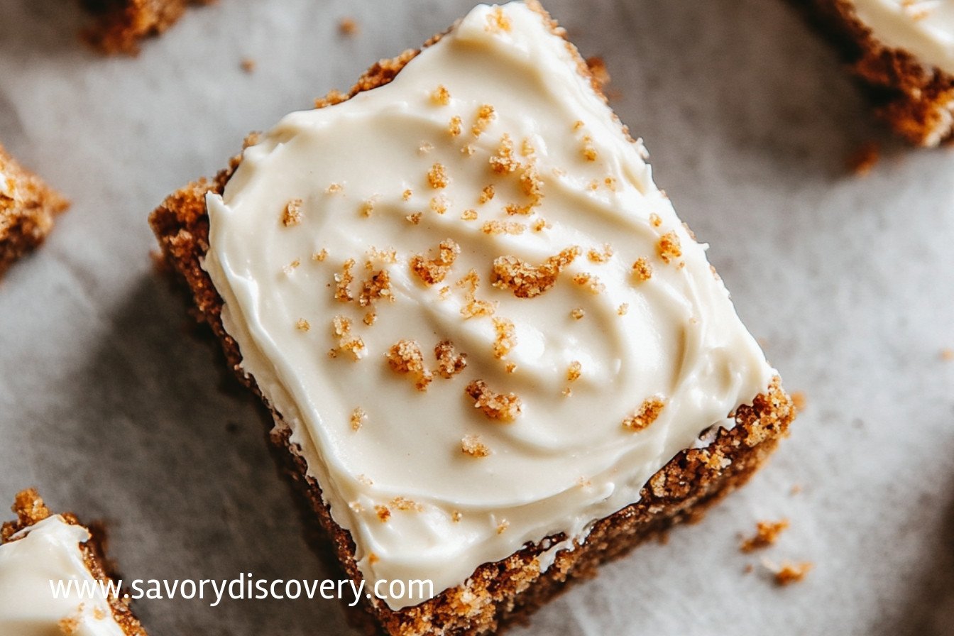 Decadent Carrot Cake Bars with Cream Cheese Frosting