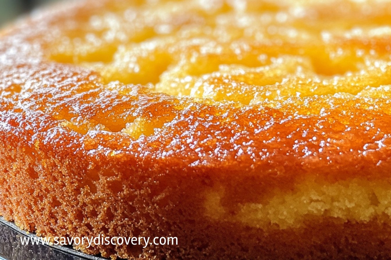 Eggless Lemon Sponge Cake