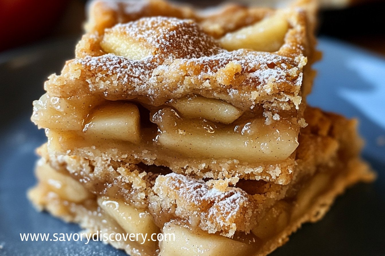 Flaky Apple Pie Bars