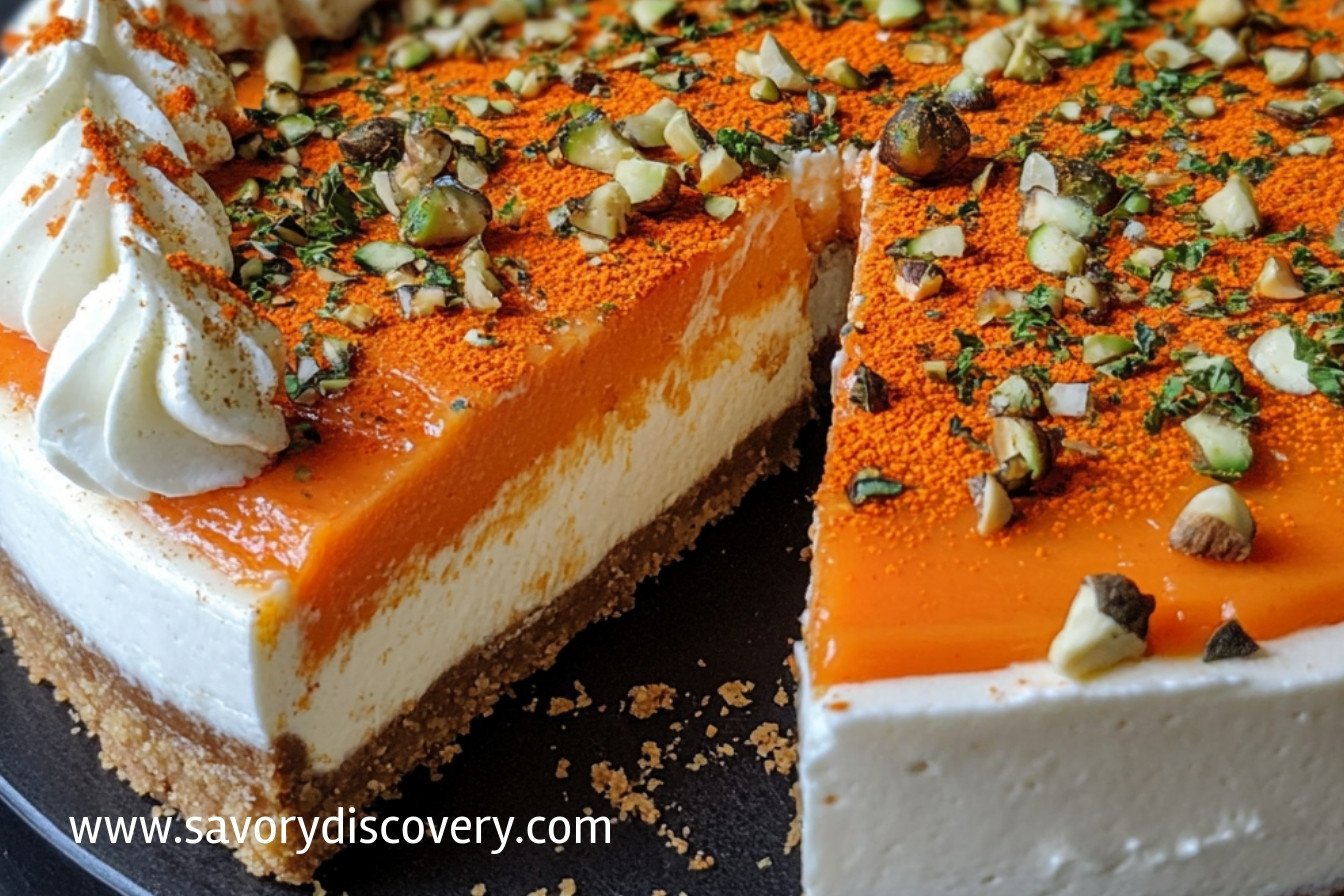 Motichoor Cheesecake