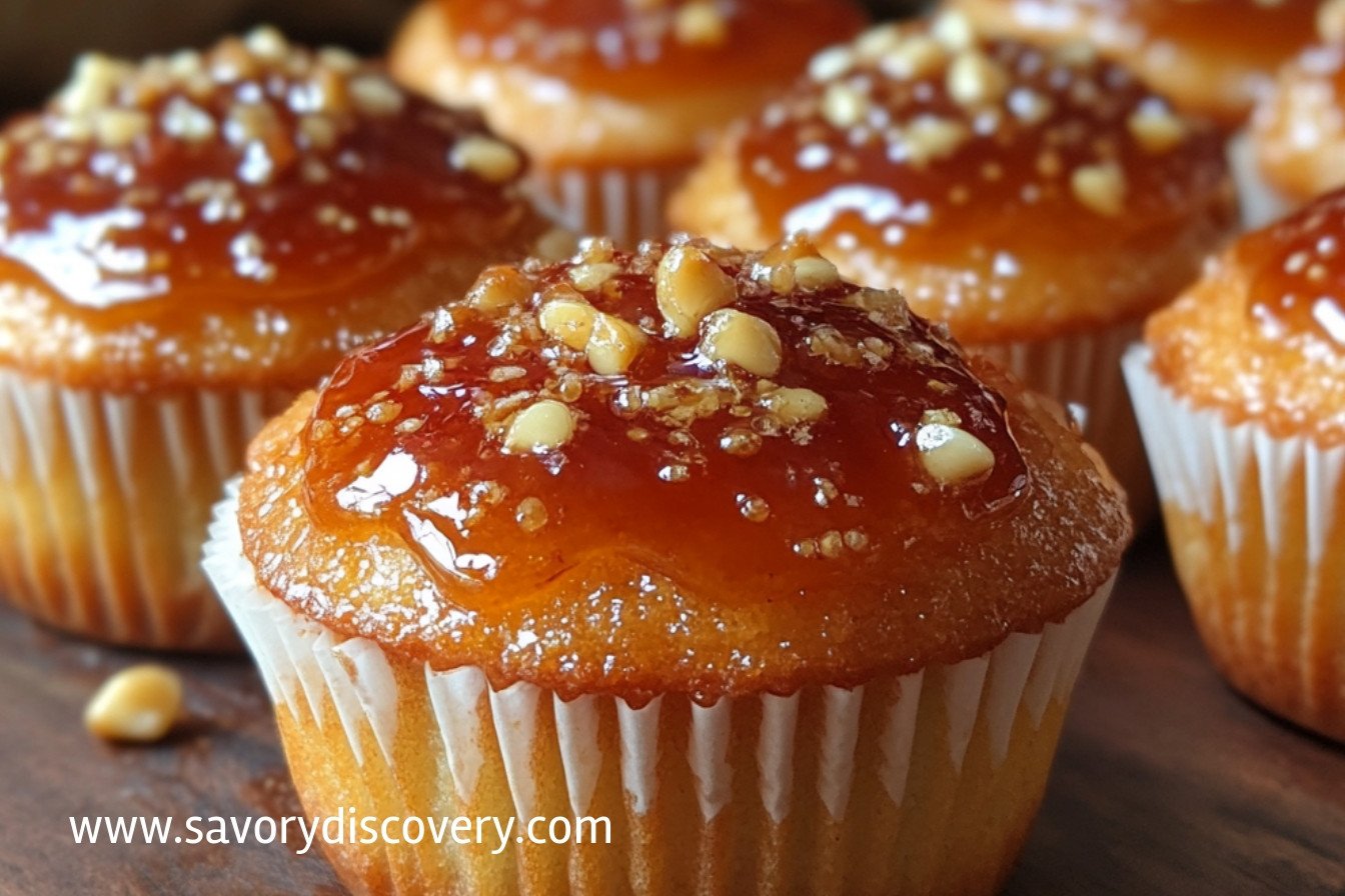 No Oven Gulab Jamun Cupcakes
