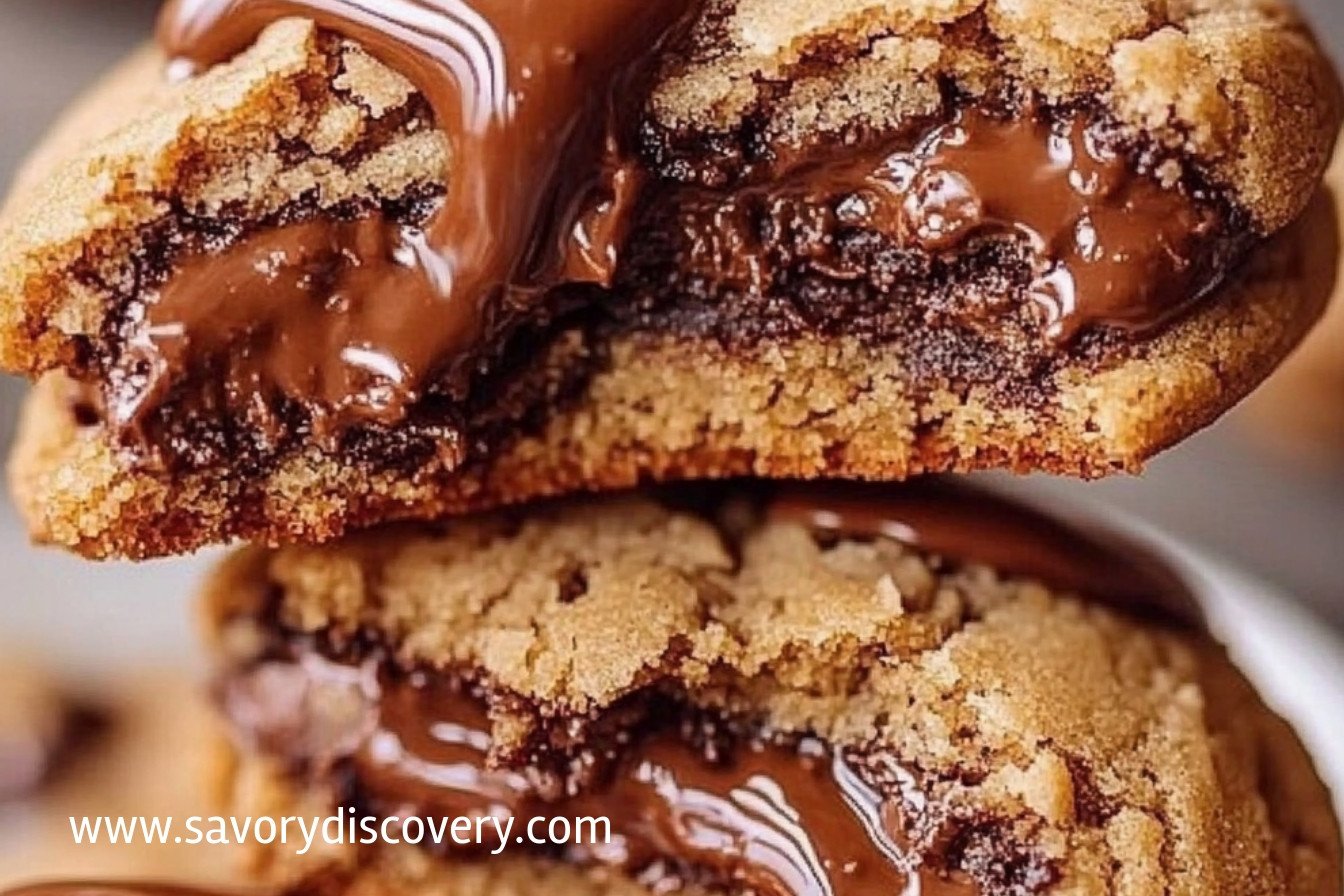 Nutella Stuffed Cookies
