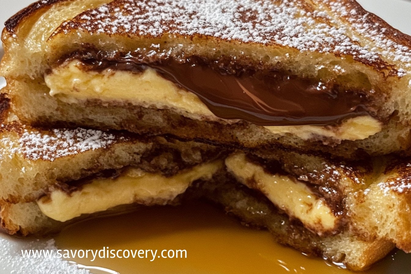 Nutella Stuffed French Toast