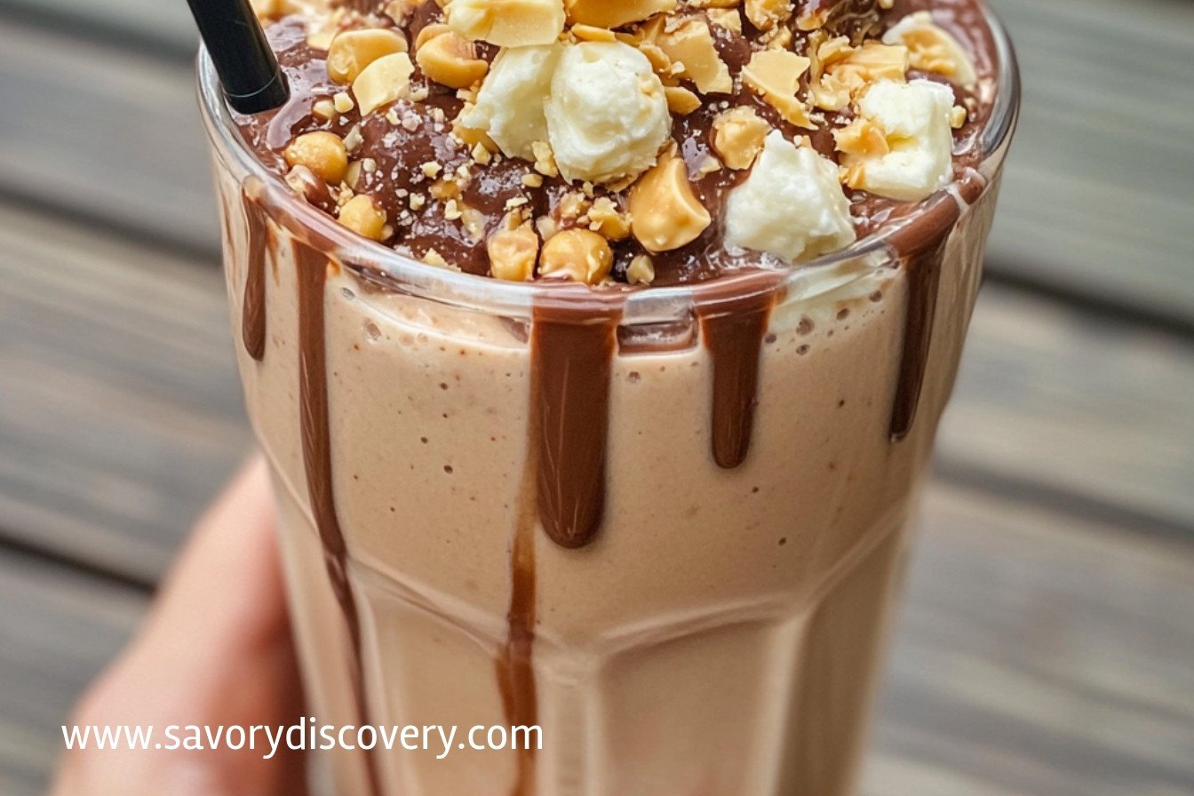 Peanut Butter Nutella Milkshake