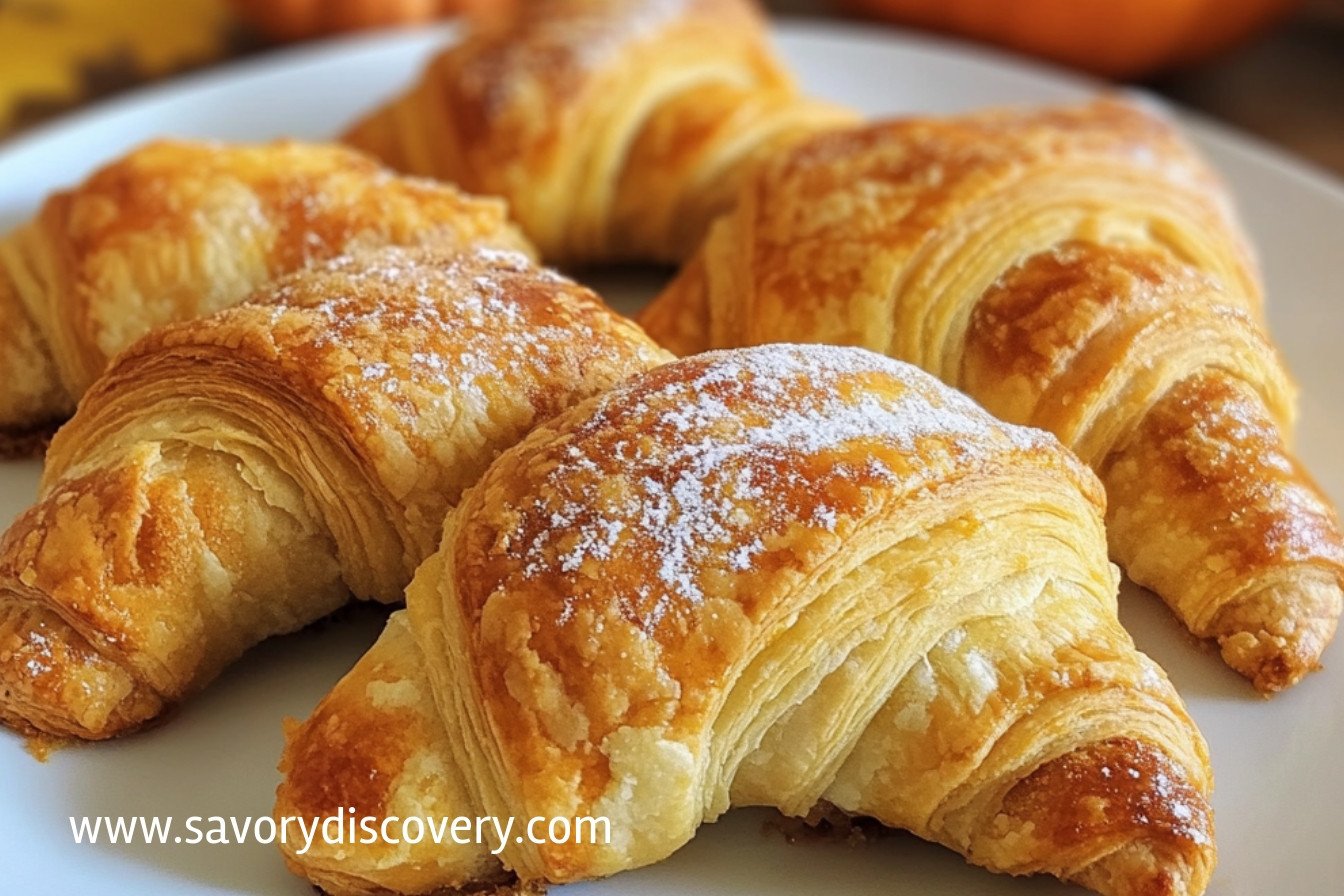 Pumpkin Pie Crescents