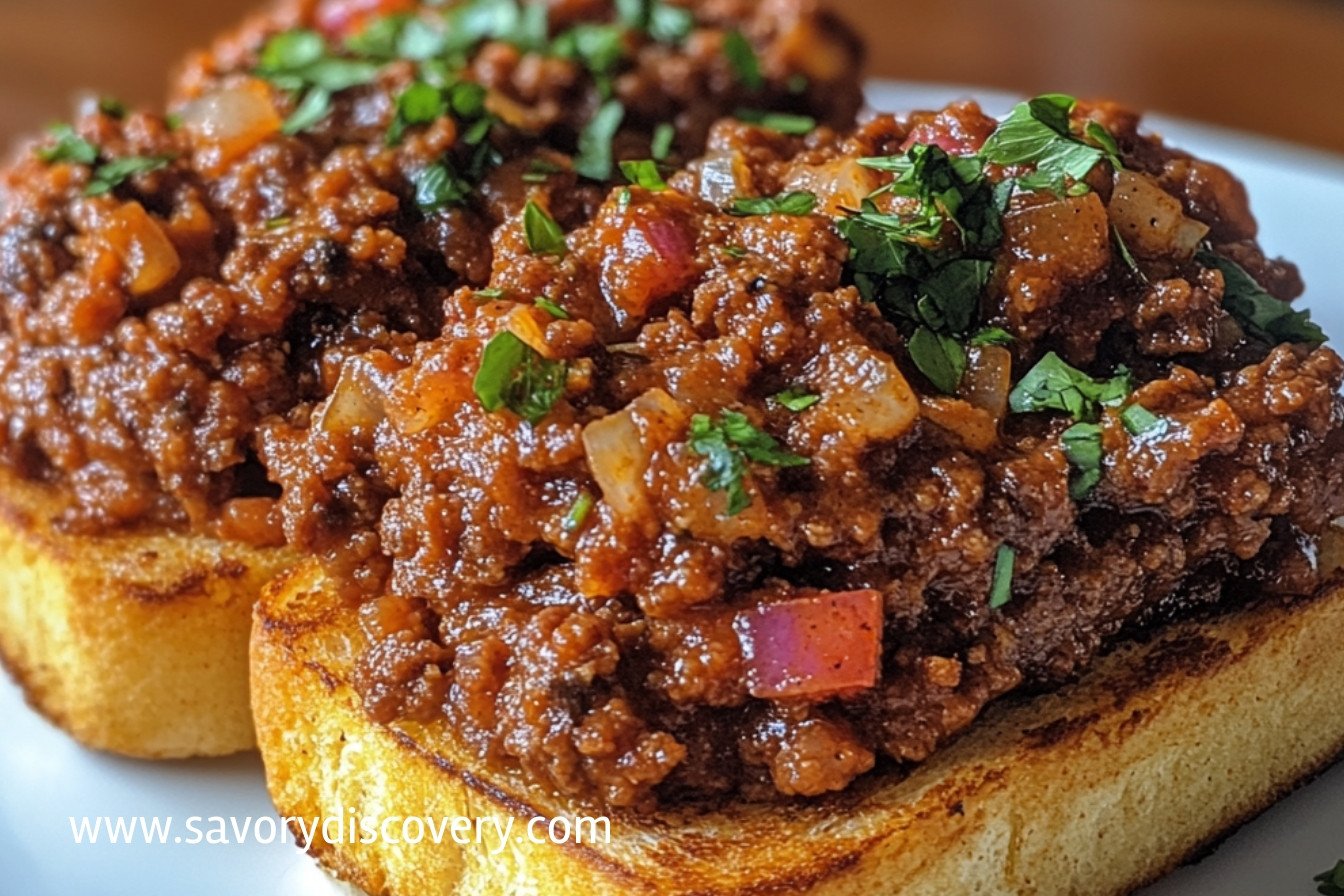 Texas Toast Sloppy Joes